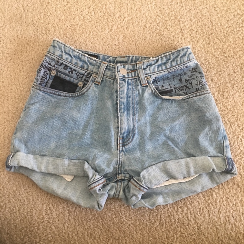 Hand made jean shorts